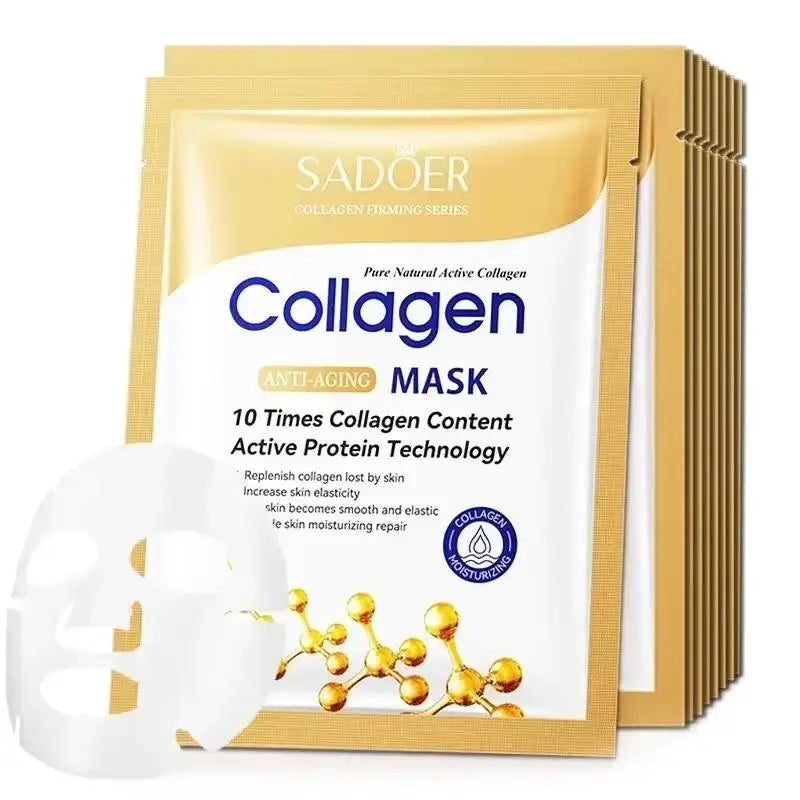 Collagen Face Masks – 10Pcs Hydrating Set