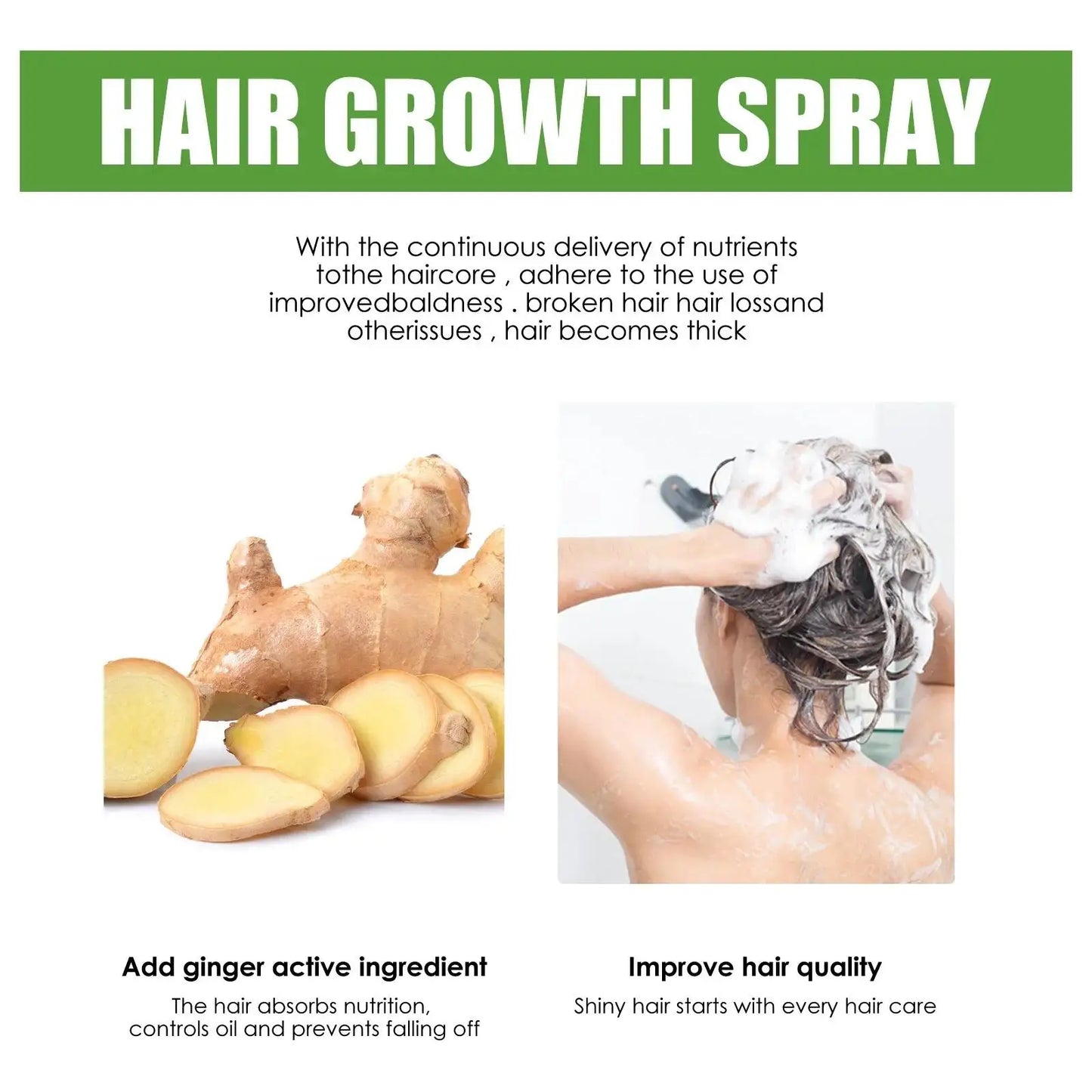 Fast Ginger Hair Growth Spray