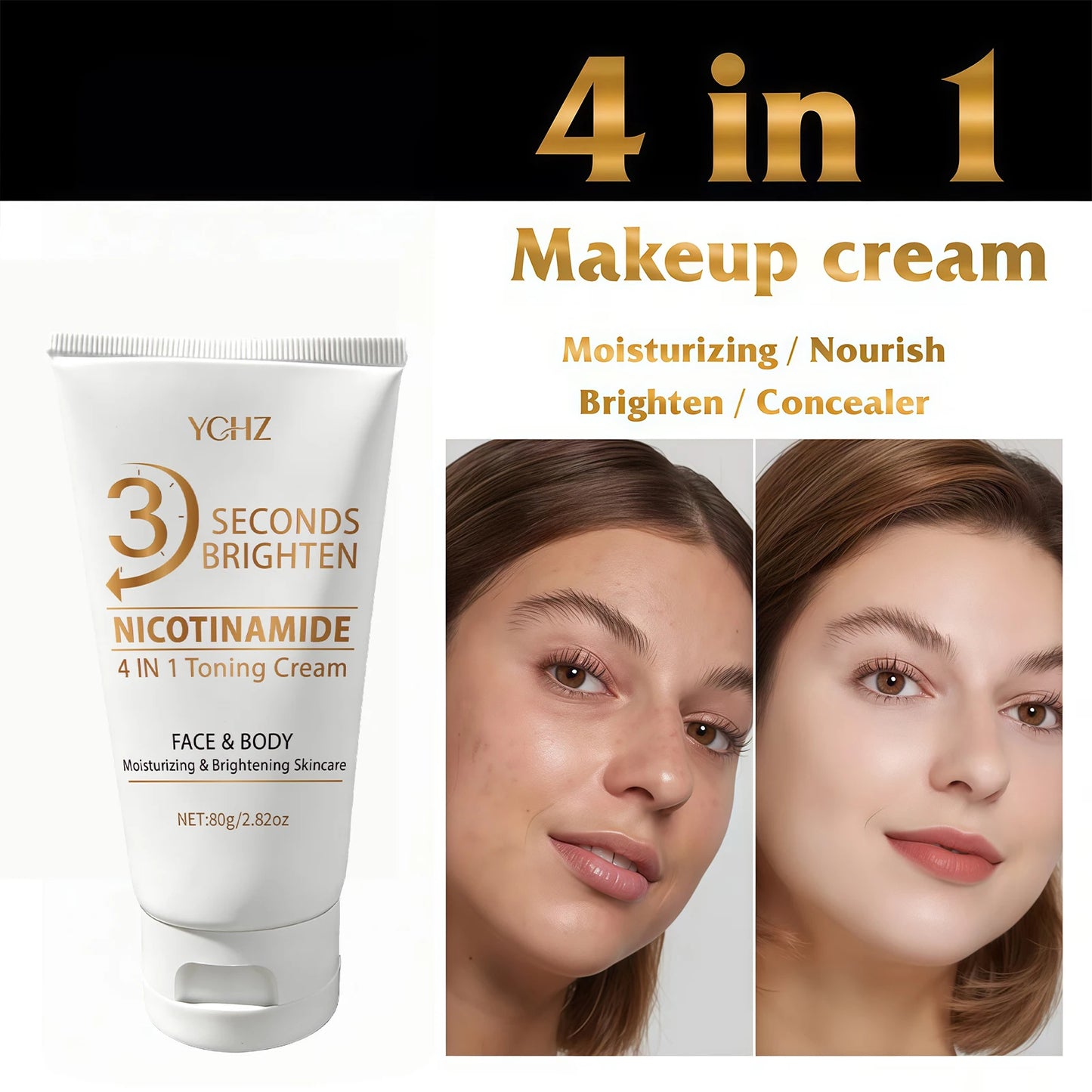 3-Second Skin Brightening Cream (4-in-1)