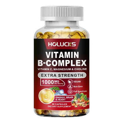 Vitamin B Complex Capsules Stress & Mood Support
