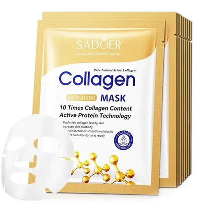 Collagen Face Masks – 10Pcs Hydrating Set