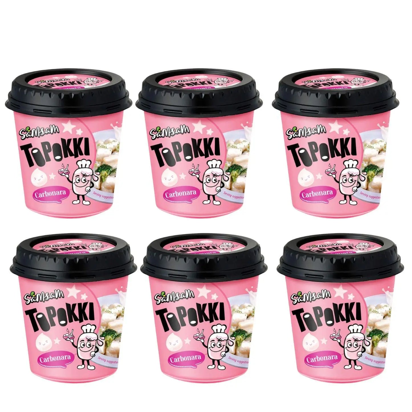 Samsam Toppokki Rice Cakes – 6 Pack