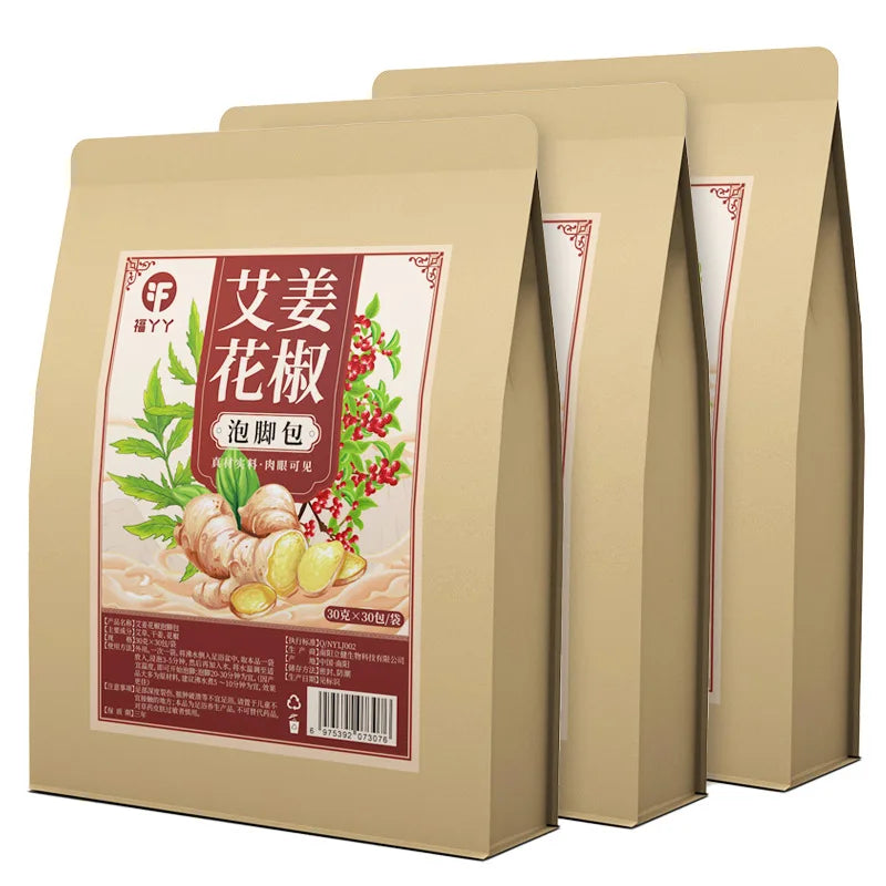Ginger Pepper Foot Soak – 30g × 30 Bags