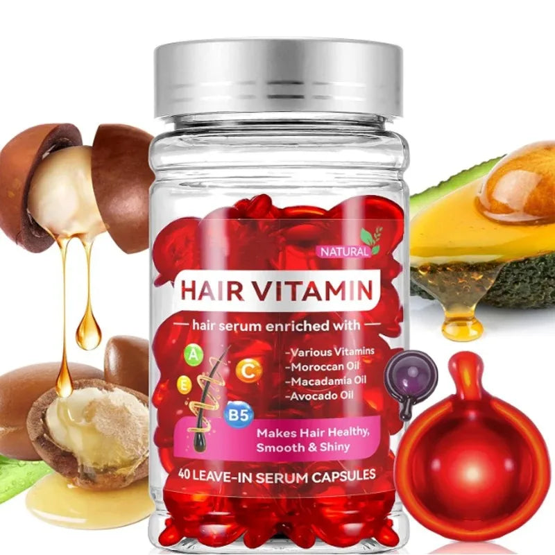 Argan Hair Oil Capsules – Repair & Nourish