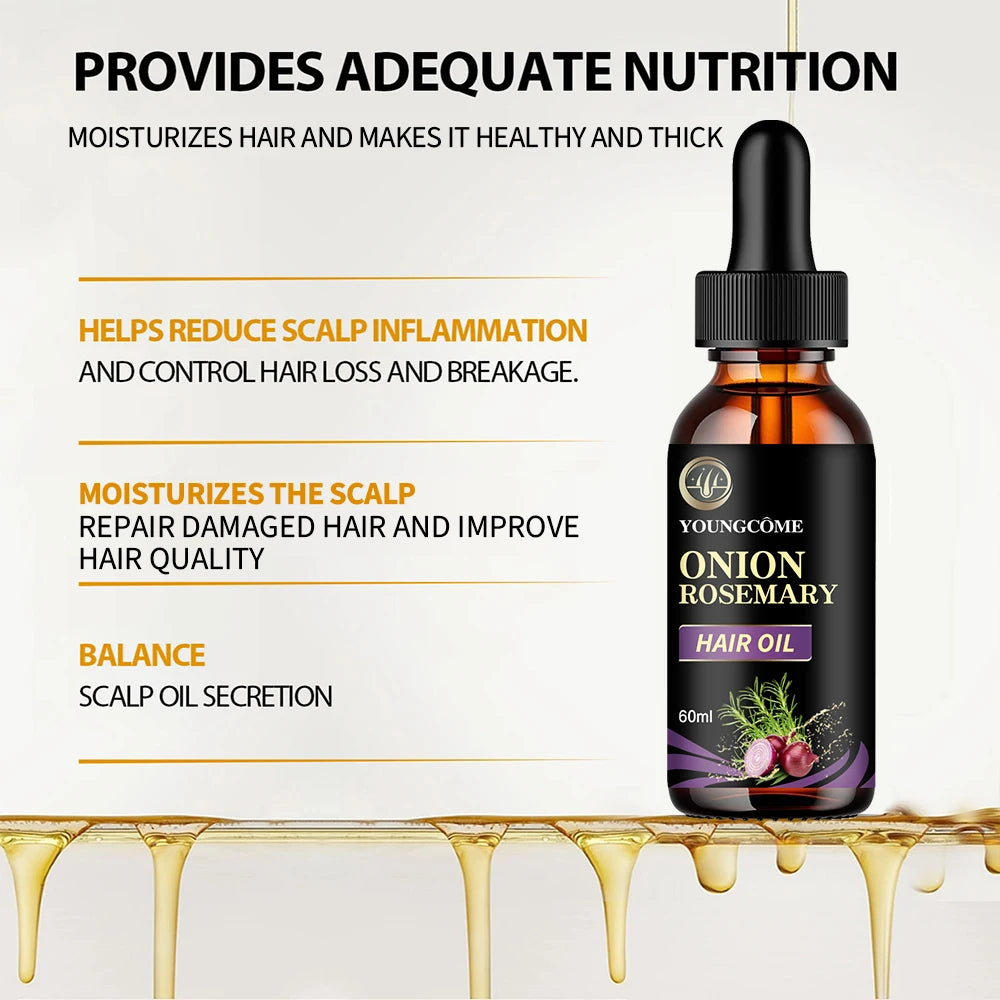 Onion Rosemary Hair Oil