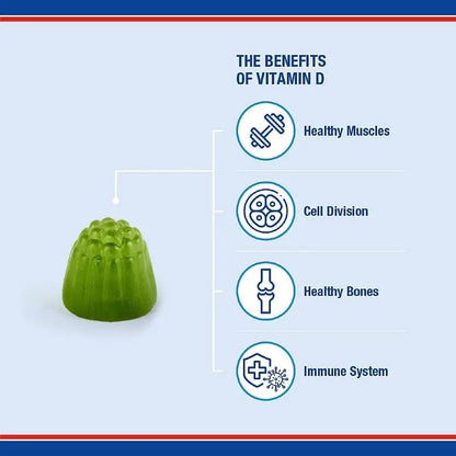 Vitamin D3 Gummies 1000IU – 60 Ct
