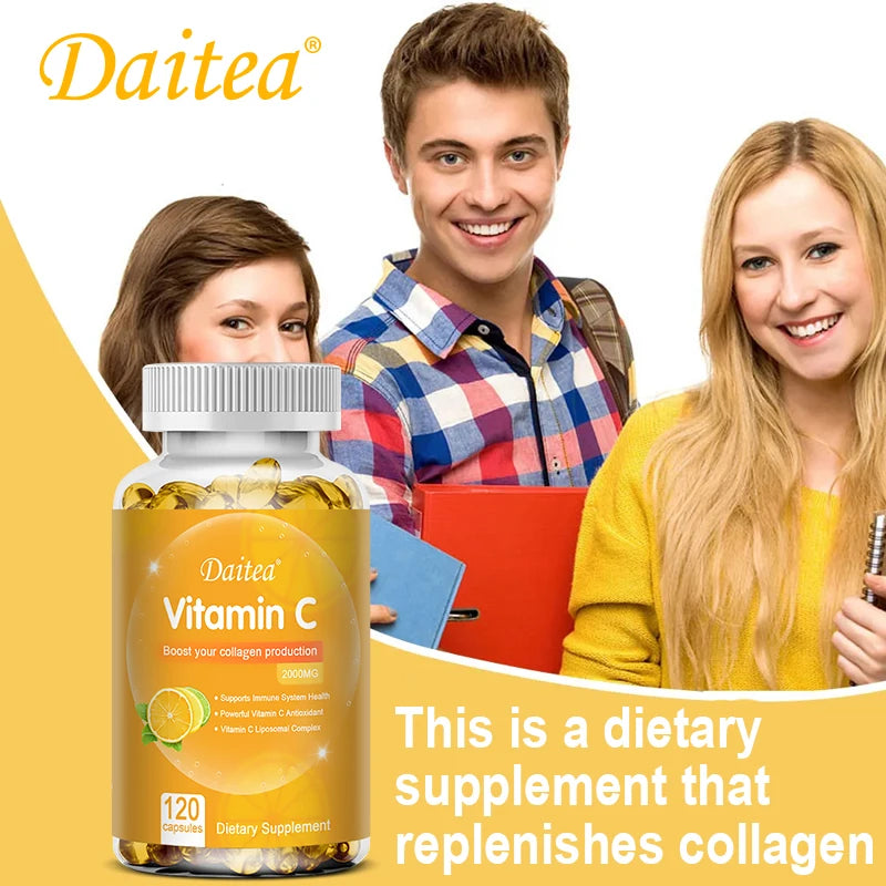 Vitamin C 2000mg Capsules Skin & Immune Support