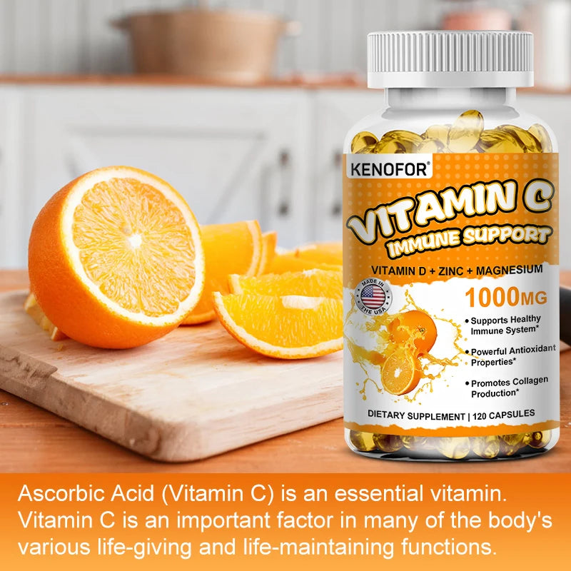 Vitamin C Immune & Antioxidant Support Capsules