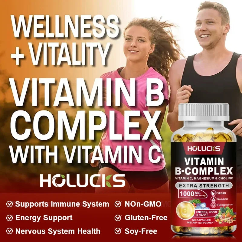 Vitamin B Complex Capsules Stress & Mood Support