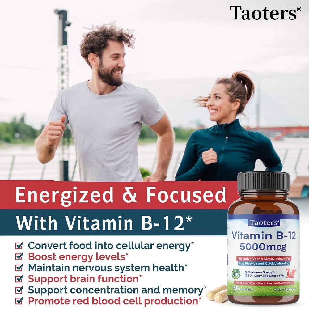 Vitamin B12 5000mcg Energy & Brain Support
