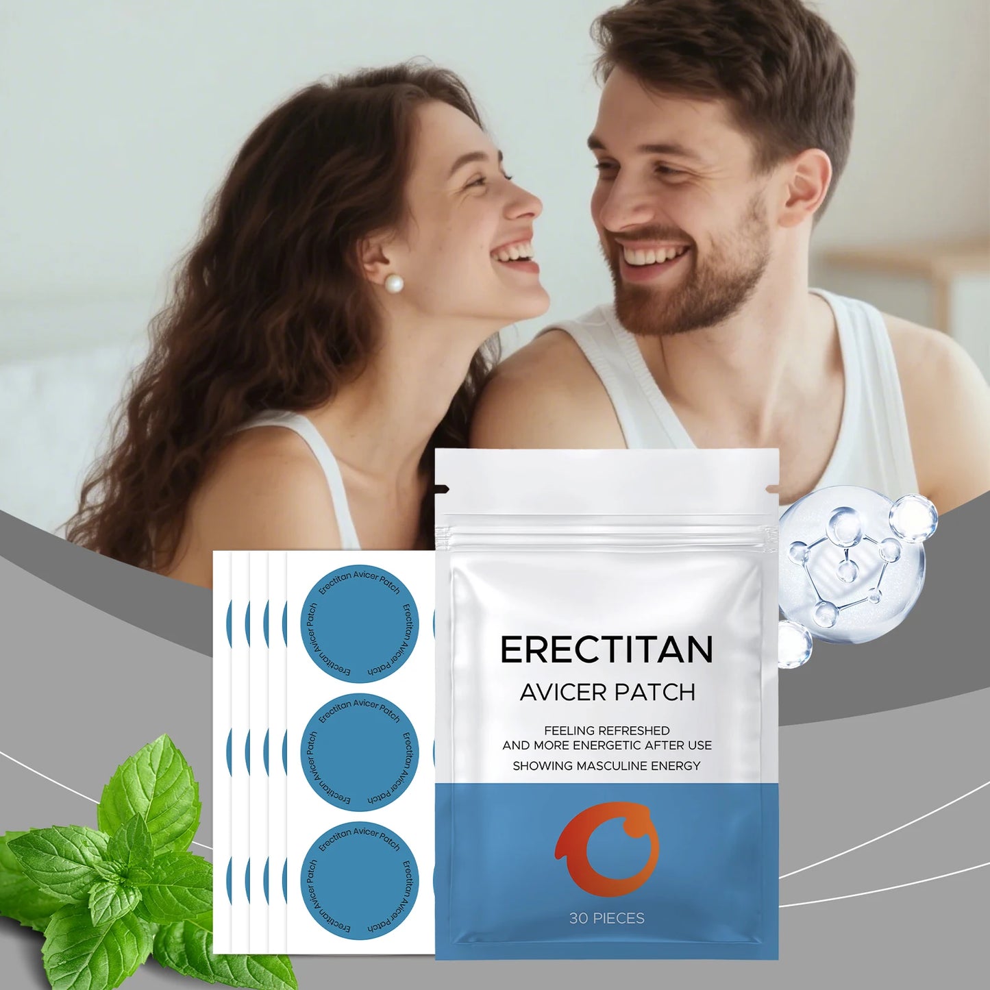 Men’s Daily Skin Care Patch – Gentle All-in-One Body Care