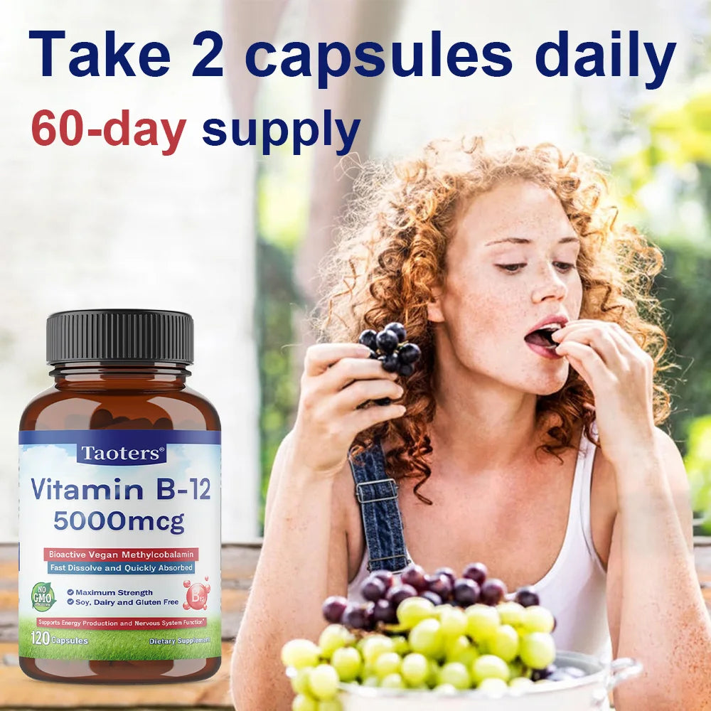 Vitamin B12 5000mcg Energy & Brain Support