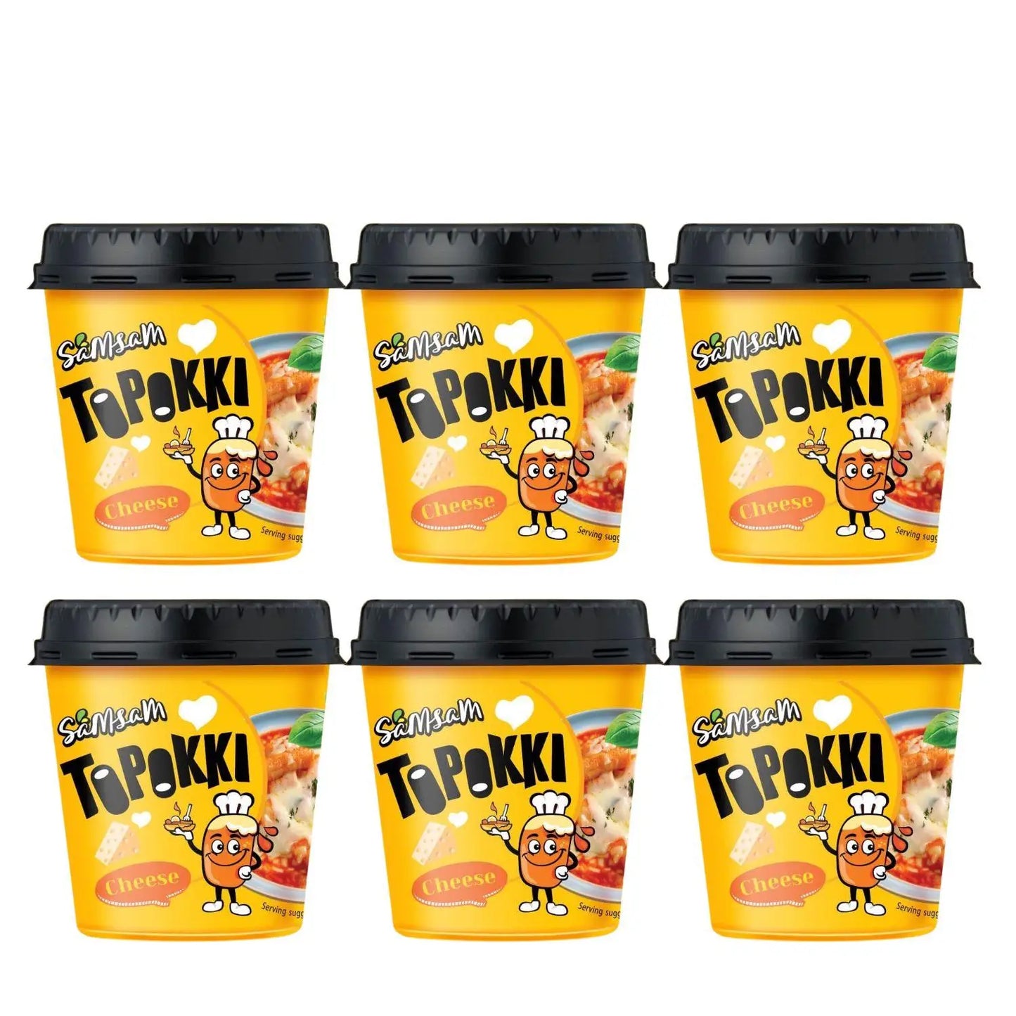 Samsam Toppokki Rice Cakes – 6 Pack