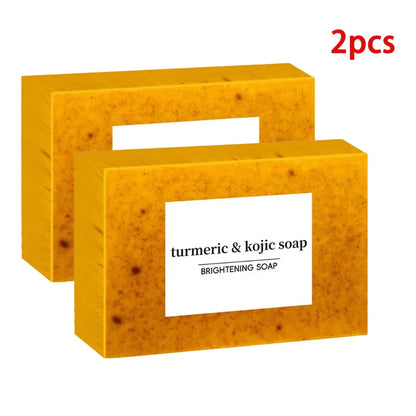 Turmeric Kojic Acid Soap – 100g, Deep Cleansing Face & Body Bar