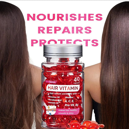 Argan Hair Oil Capsules – Repair & Nourish