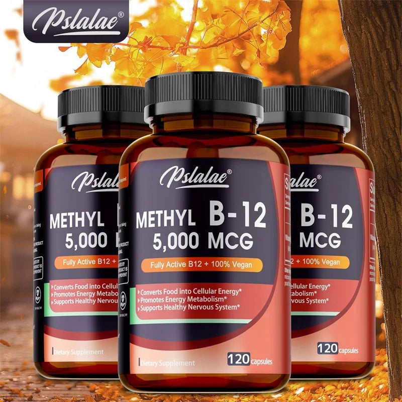 Vitamin B12 5000mcg Brain, Heart & Energy Support