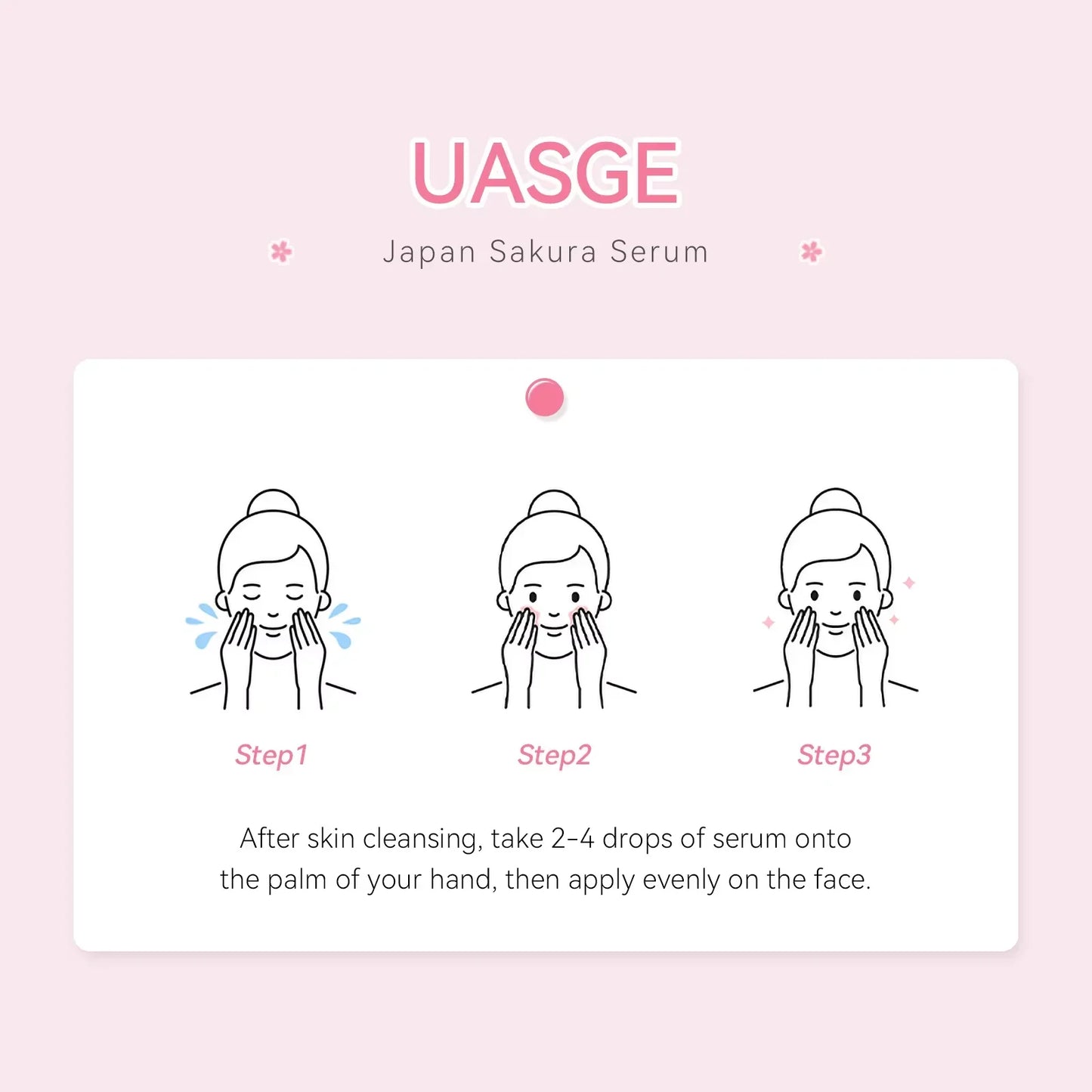 Sakura Whitening Face Serum Brightening Care