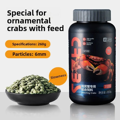 Crab Food Pellets – High Protein Sinking Diet