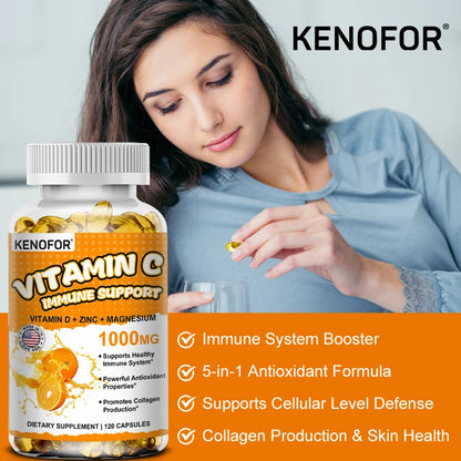 Vitamin C Immune & Antioxidant Support Capsules