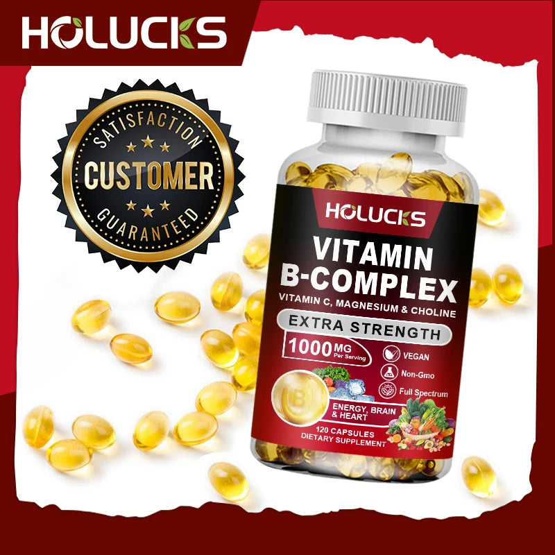 Vitamin B Complex Capsules Stress & Mood Support