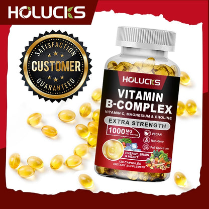 Vitamin B Complex Capsules Stress & Mood Support