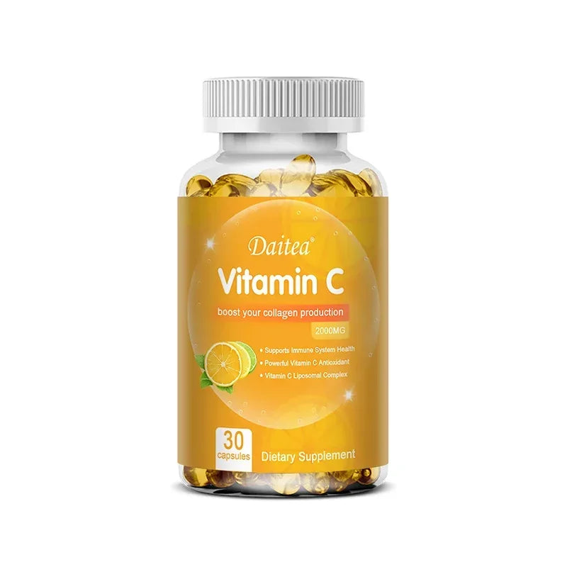 Vitamin C 2000mg Capsules Skin & Immune Support