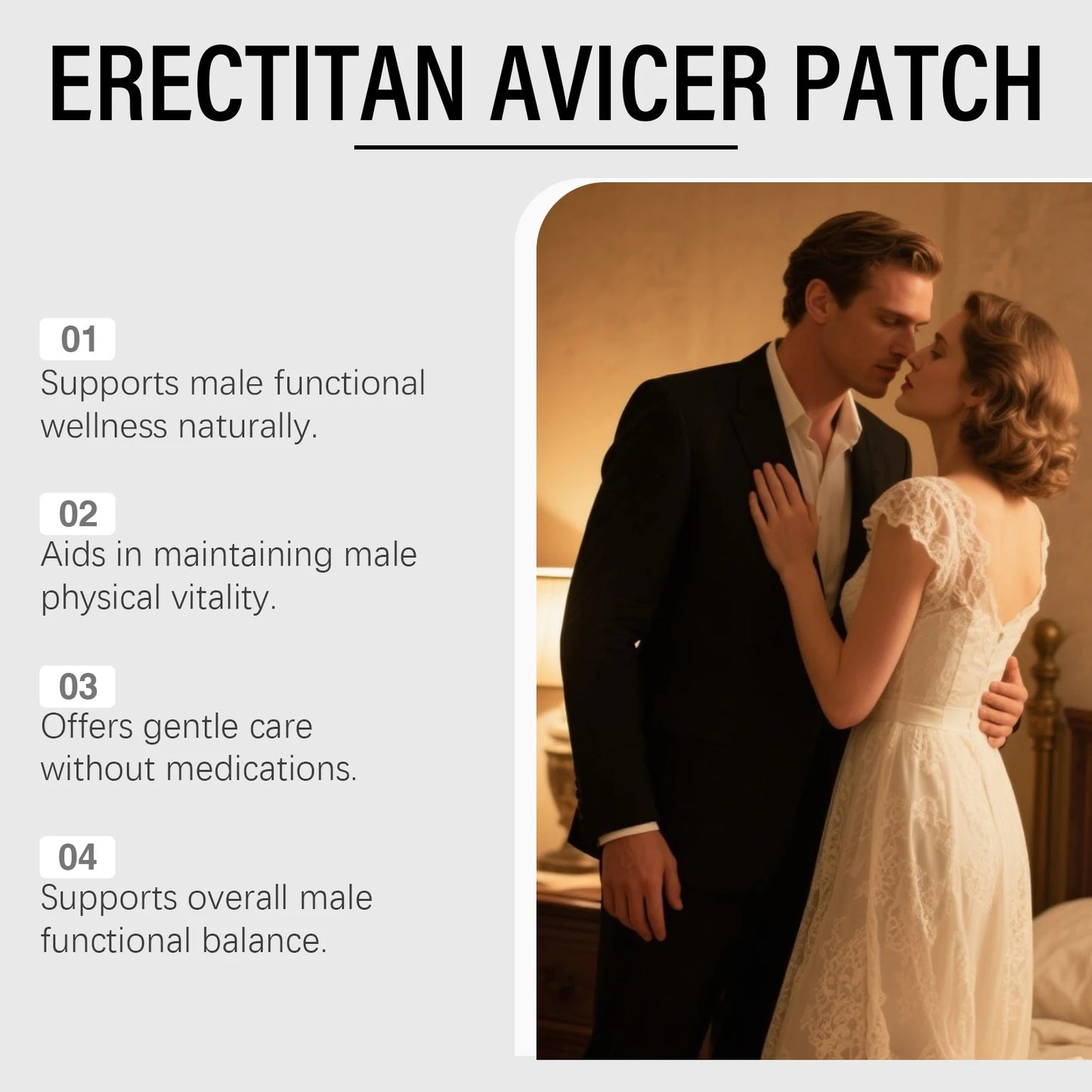 Men’s Daily Skin Care Patch – Gentle All-in-One Body Care