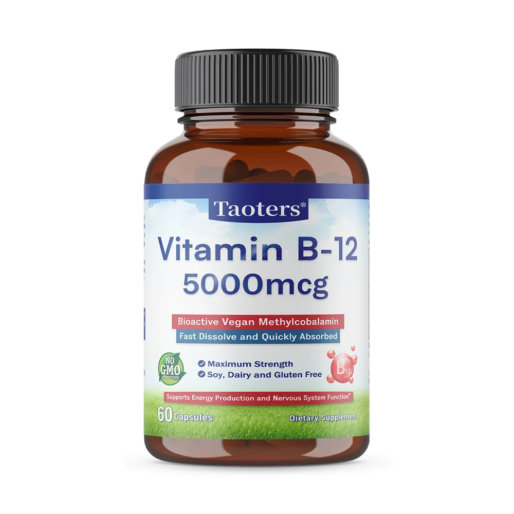 Vitamin B12 5000mcg Energy & Brain Support