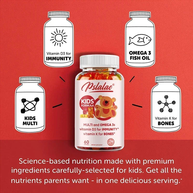 Kids Multivitamin Gummies for Brain & Immunity Support