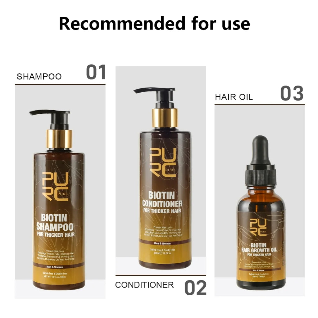 PURC Biotin Hair Care Set