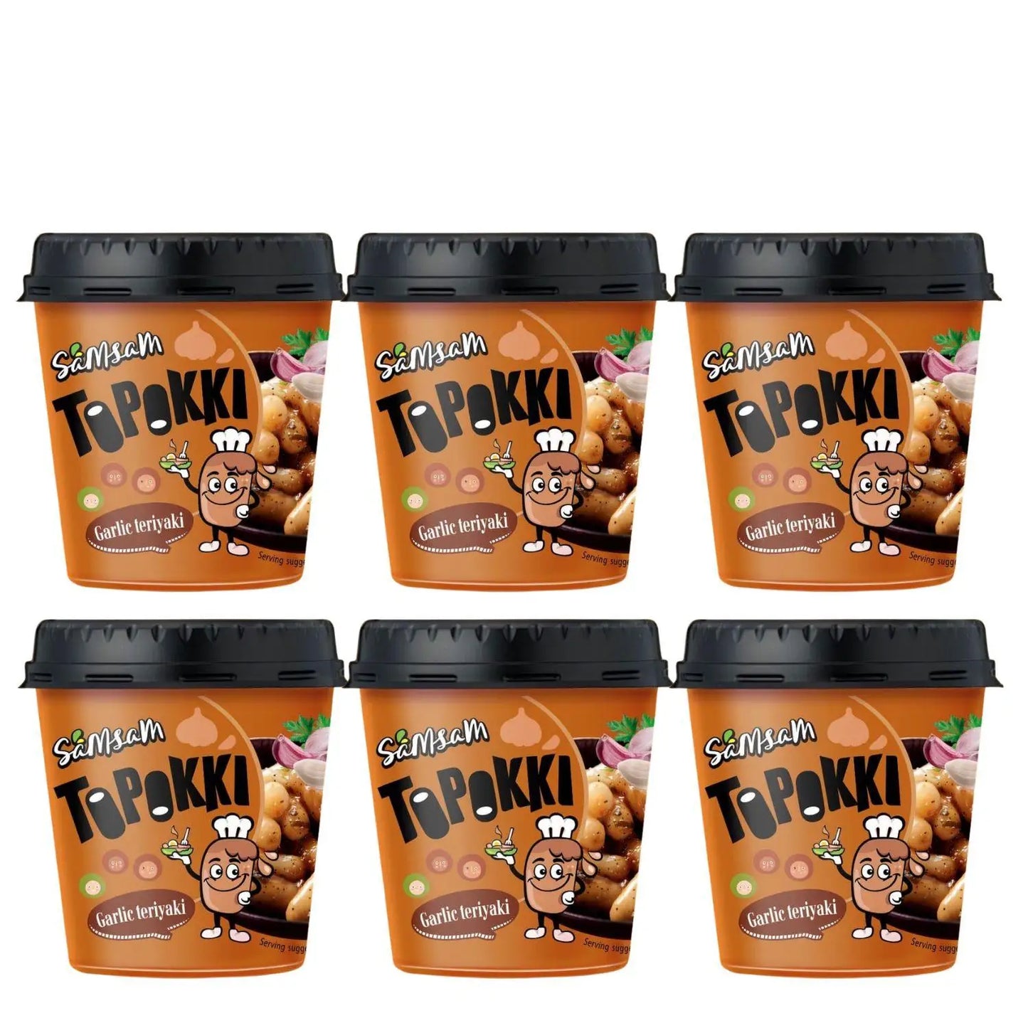 Samsam Toppokki Rice Cakes – 6 Pack