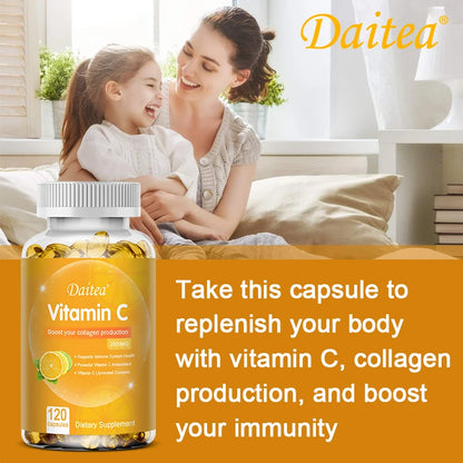 Vitamin C 2000mg Capsules Skin & Immune Support
