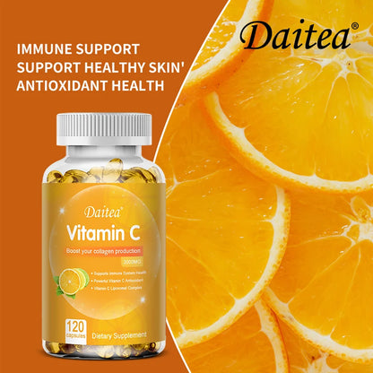 Vitamin C 2000mg Capsules Skin & Immune Support