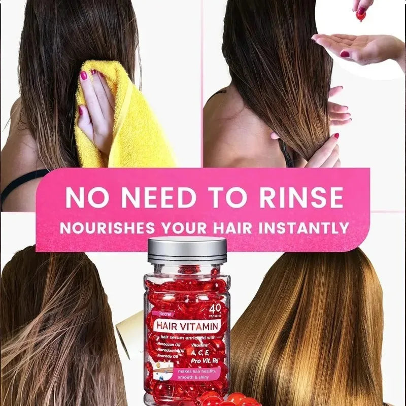 Argan Hair Oil Capsules – Repair & Nourish