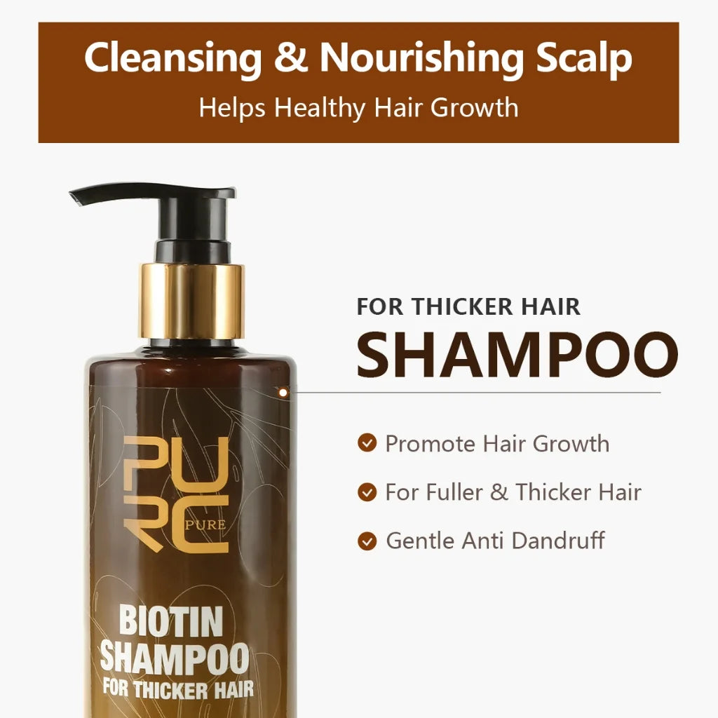 PURC Biotin Hair Care Set