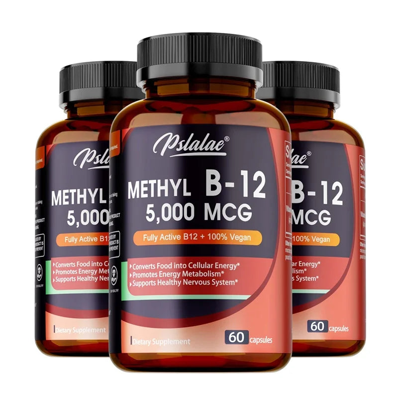 Vitamin B12 5000mcg Brain, Heart & Energy Support
