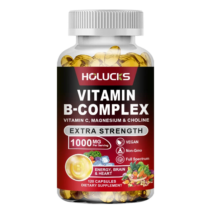 Vitamin B Complex Capsules Stress & Mood Support