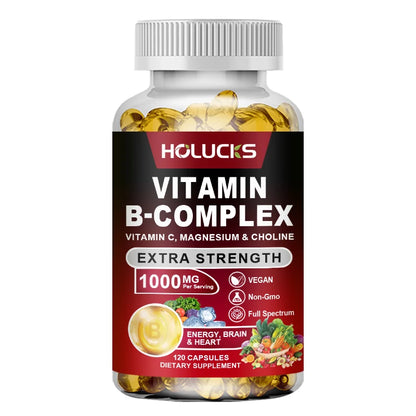 Vitamin B Complex Capsules Stress & Mood Support