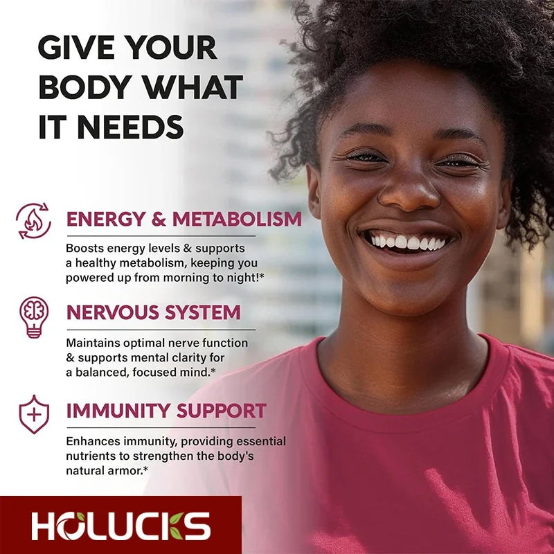 Vitamin B Complex Capsules Stress & Mood Support