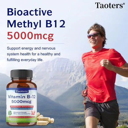 Vitamin B12 5000mcg Energy & Brain Support