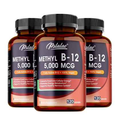 Vitamin B12 5000mcg Brain, Heart & Energy Support