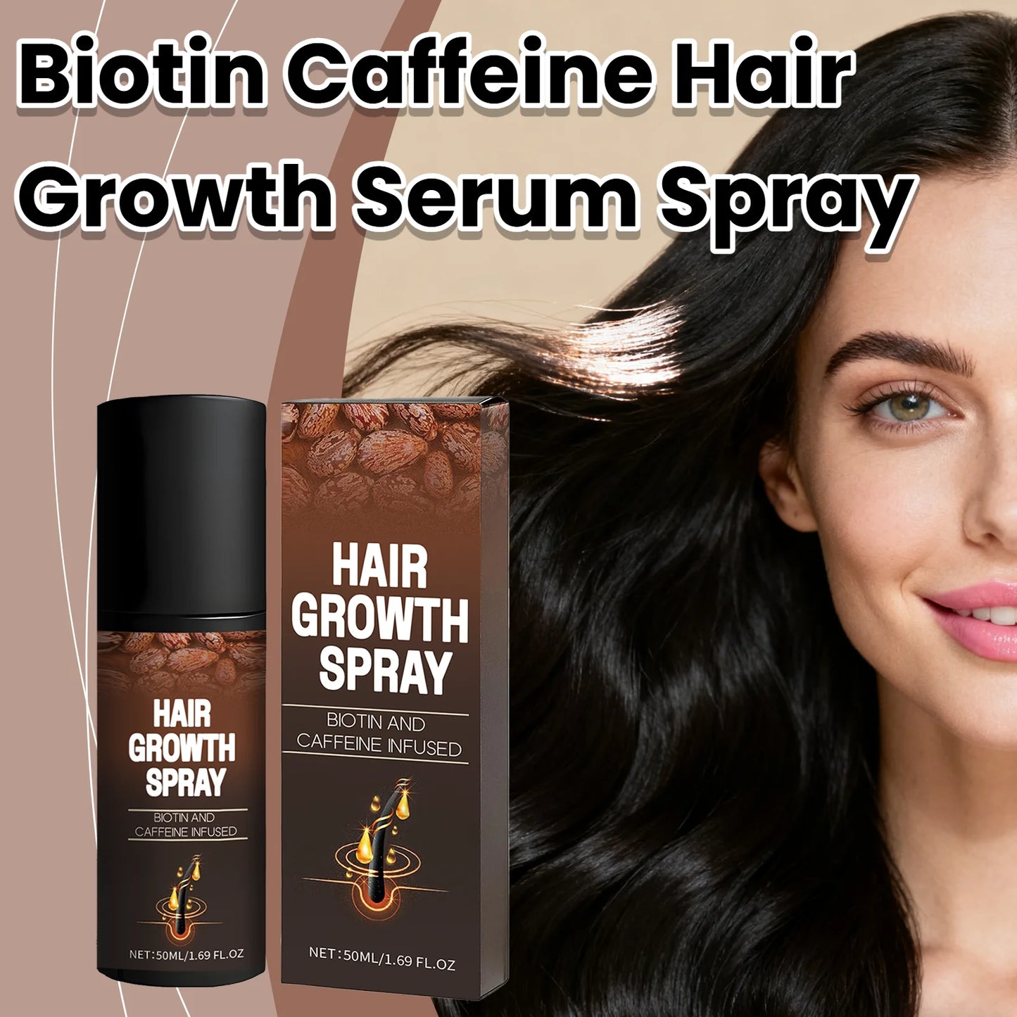 Biotin Caffeine Hair Serum Spray